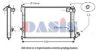 AKS DASIS 060004N Radiator, engine cooling